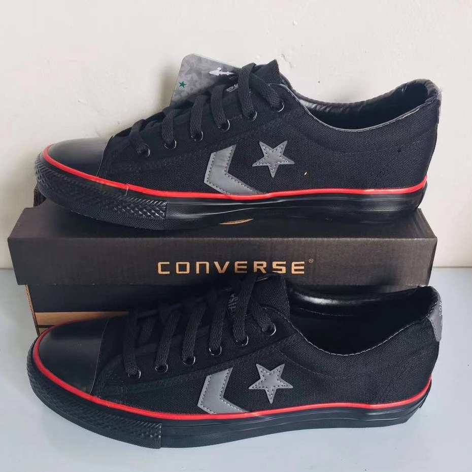 Converse All star สำหรับผู้ชาย ผ้าใบแฟชั่น รองเท้า free shipping
