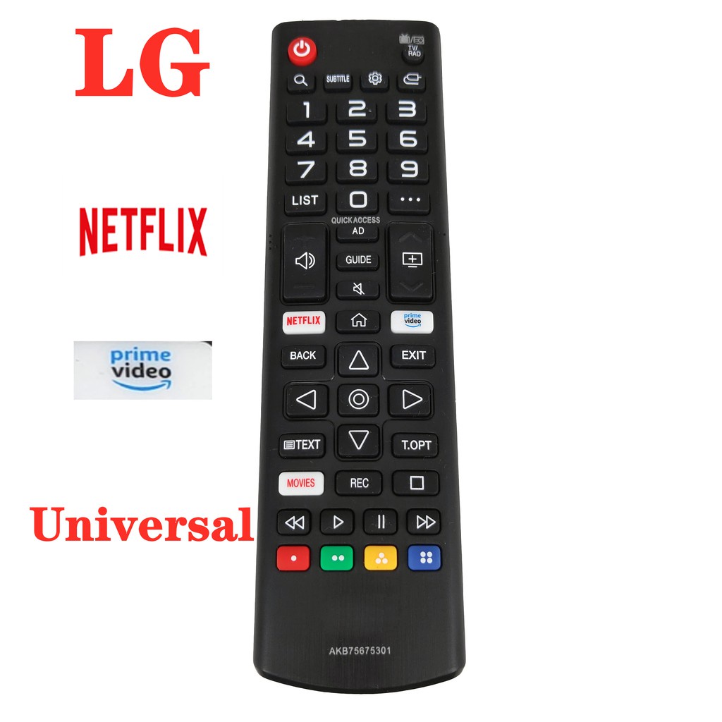 LG แทนที่ AKB รีโมทคอนโทรลสมาร์ททีวี75675301 พร้อม Netflix Fernbedienung ปี 2019