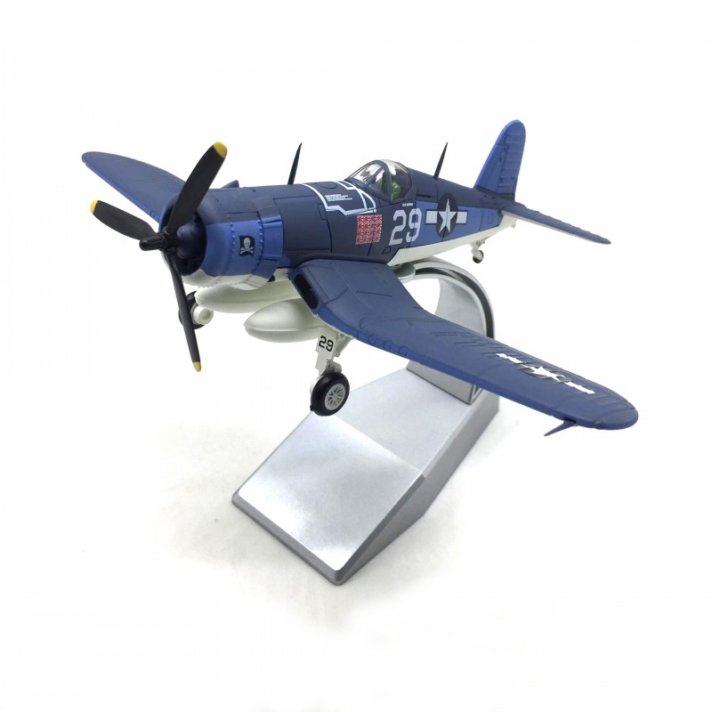 โมเดลเครื่องบินรบโจรสลัด Us Navy F4u Pirate Ship-Based Land-Based 1:72 ของขวัญ สําหรับตกแต่ง