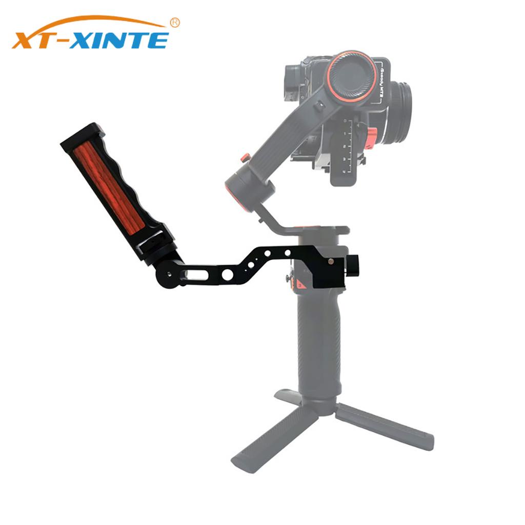 XT-XINTE L-Type Bracket สําหรับ Hohem MT2 M6 กล้อง Gimbal Stabilizer Handle Grip Extension 1/4 3/8 หลุมติดตั้งรองเท้าเย็น
