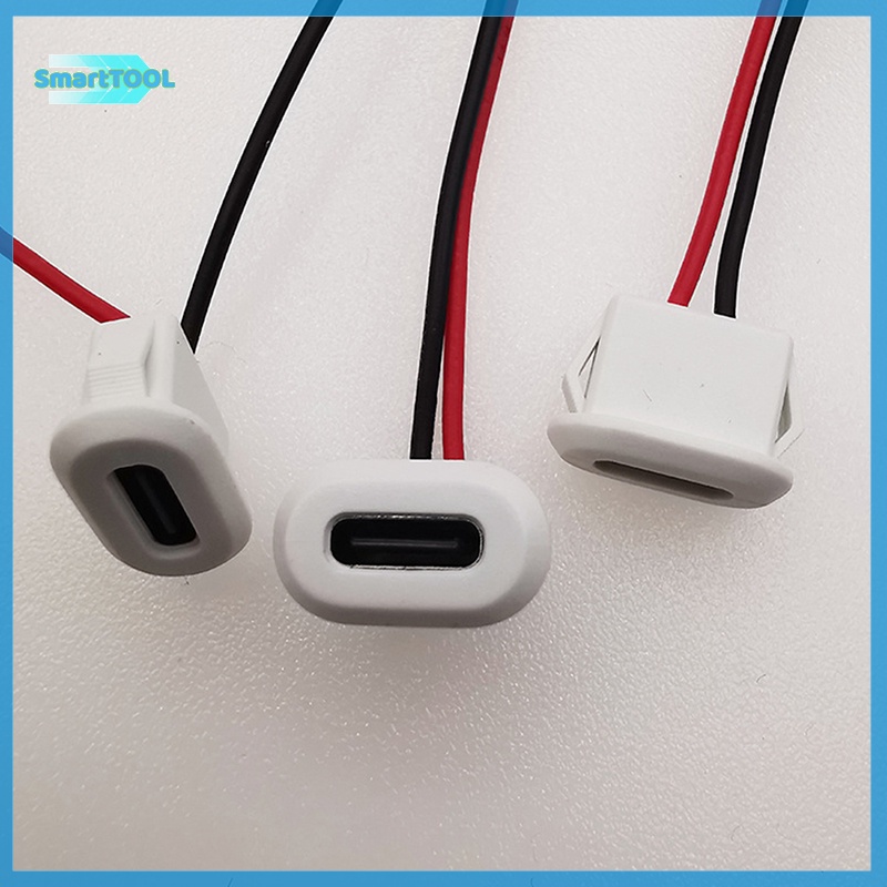 Utzn> ใหม่ โคมไฟตั้งโต๊ะ พอร์ตแจ็คเสียบชาร์จ USB Type C พร้อมบักเกิลการ์ด Type-C ตัวเมีย ชาร์จเร็ว