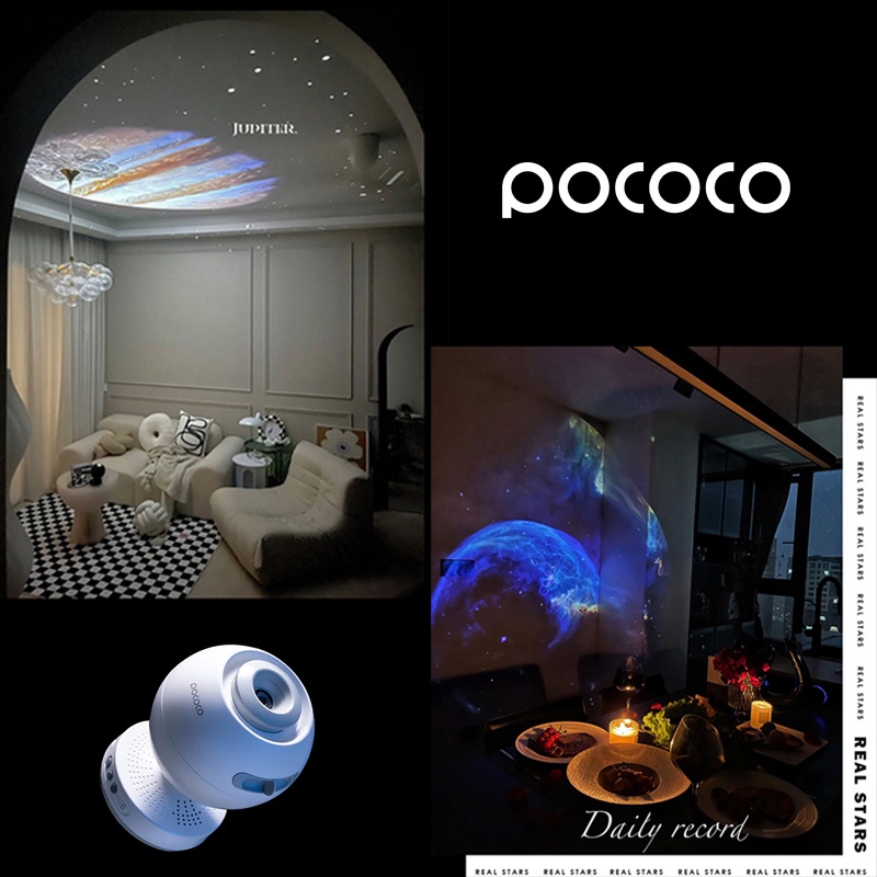 POCOCO Galaxy Star Projector for Bedroom with Replaceable Optical Film  Discs, Realistic Constellation-1 - Discs (6 Pieces) - AliExpress