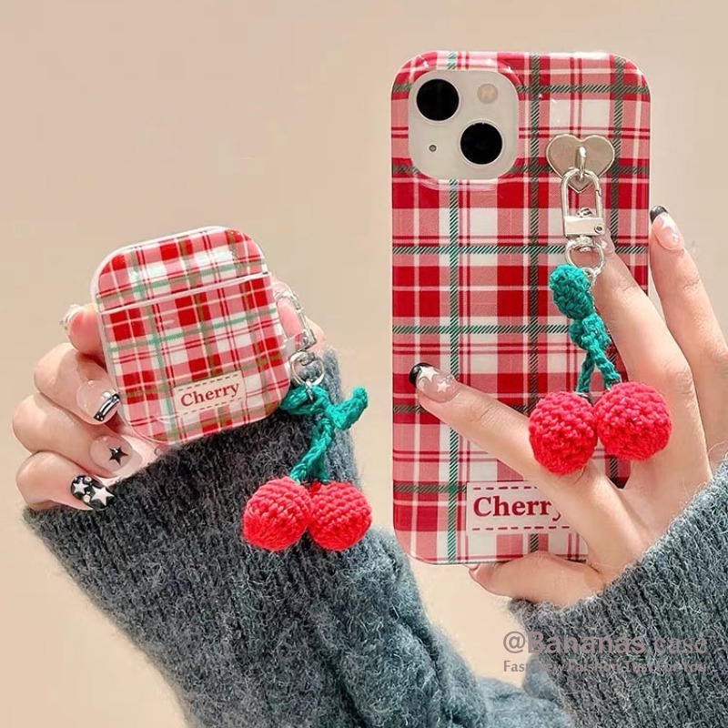 เคสโทรศัพท์มือถือ แบบนิ่ม ลายการ์ตูนเชอร์รี่ สําหรับ iPhone 15 14 13 12 11 Pro Max X Xr Xs Max 7 8 Plus SE2020