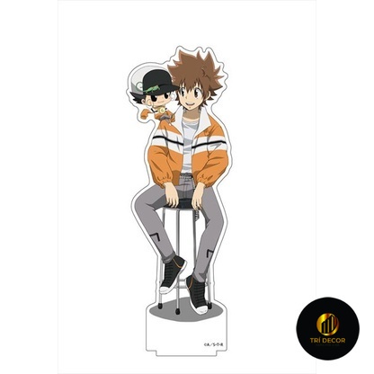 โมเดลสแตนดี้รีบอร์น! Sawada Squalo Xanxus Dino Mukuro Kyoya Katekyo Gokudera Study มุมอุปกรณ์ตกแต่งโ