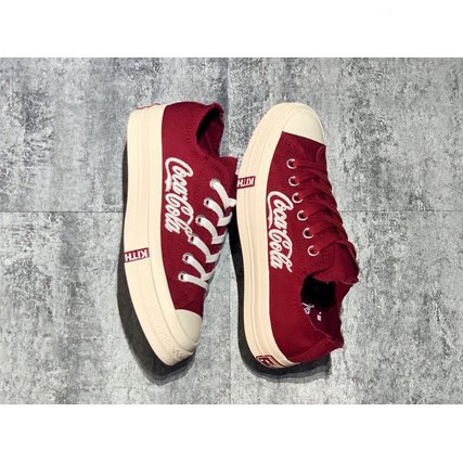 [In Stock] Kith x Coca-Cola x Converse Chuck 70 Low series Shoes Men's Women's Sneakers Low-top Cla