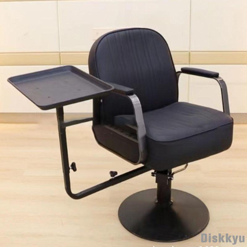 [Diskkyu] ถาดเก้าอี้ตัดผม แบบพกพา ปรับได้ สําหรับร้านทําผม