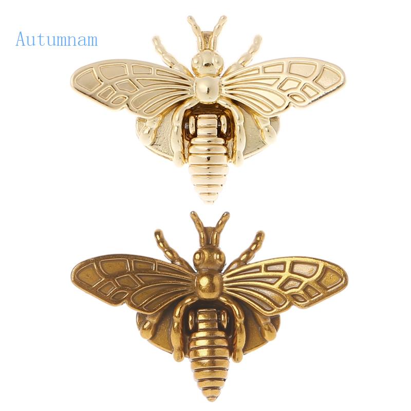 Autu ตัวล็อกโลหะ รูปผึ้ง สําหรับกระเป๋าถือ กระเป๋าสะพายไหล่ กระเป๋าสตางค์ DIY