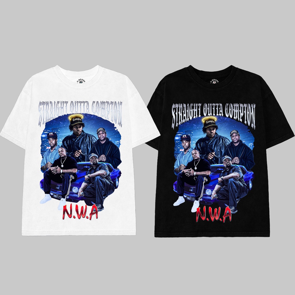 Rapper NWA Oversize Hip-hop Unisex G-House Lifestyle T-Shirt