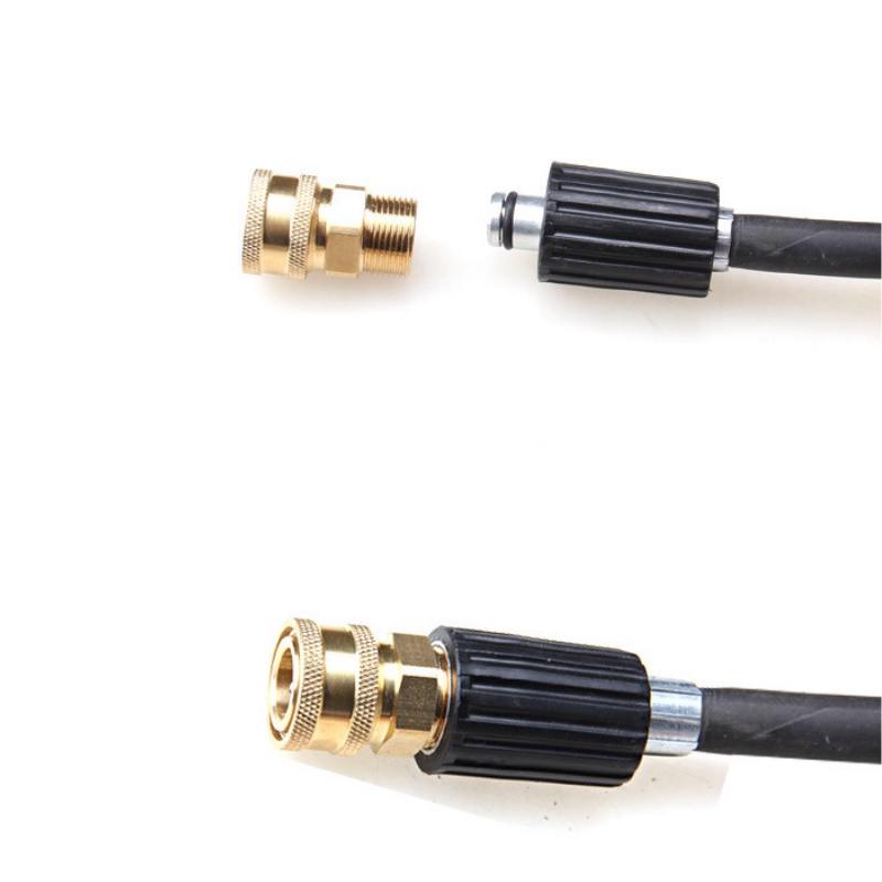 คอปเปอร์น้ำ ข้อต่อก๊อกน้ำทองเหลืองแท้100% หัวสวมเร็ว Quick1/4 และ 3/8 ข้อต่อทองเหลือง ข้อต่อท่อน้ำ อะแดปเตอร์เชื่อมต่อ - รูปที่ 2