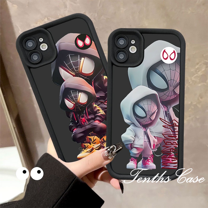 เคสโทรศัพท์มือถือแบบนิ่ม กันกระแทก ลายการ์ตูนแมงมุมน่ารัก สําหรับ Samsung A72 A55 A53 A25 A15 S24 A05s A54 A14 A34 A04s A24 A23 A13 A52s A03s A02s A12 A51 A32 A30s A50s
