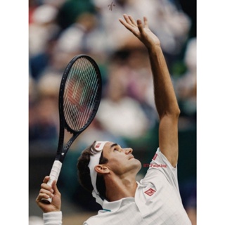 โปสเตอร์ภาพวาดผ้าใบ ลายเทนนิส Legend Roger Federer Portrait HD สําหรับตกแต่งผนังบ้าน