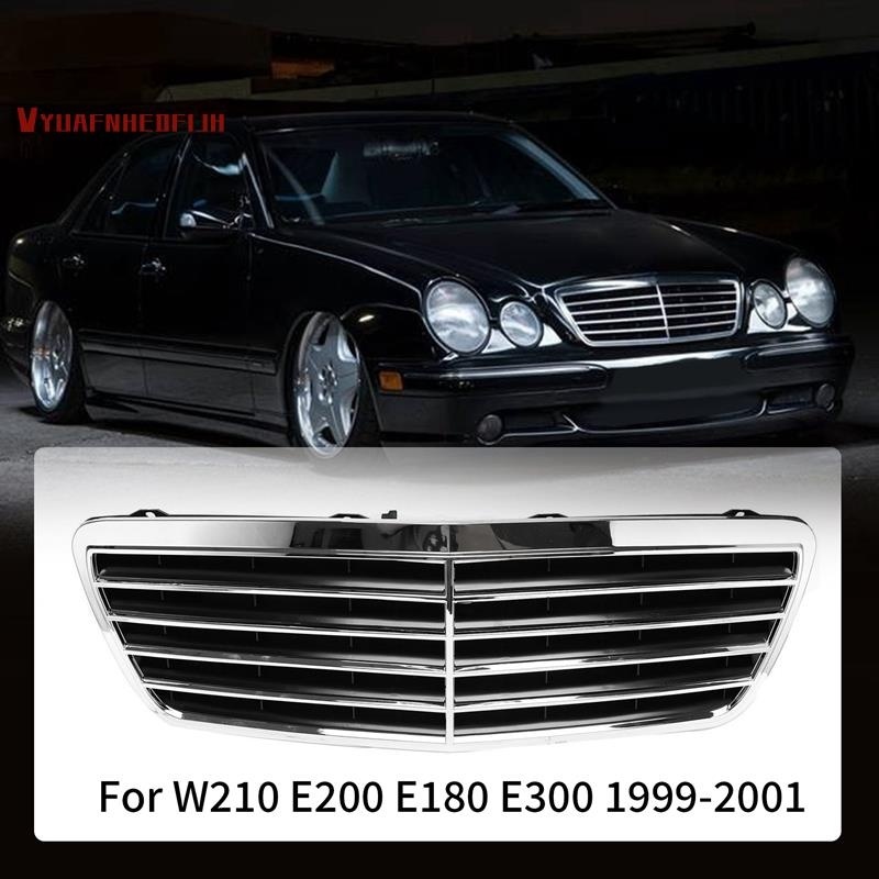 【vyuafnhedfijh】กระจังหน้ารถยนต์ สําหรับ Mercedes-Benz W210 E200 E180 E300 1999-2001