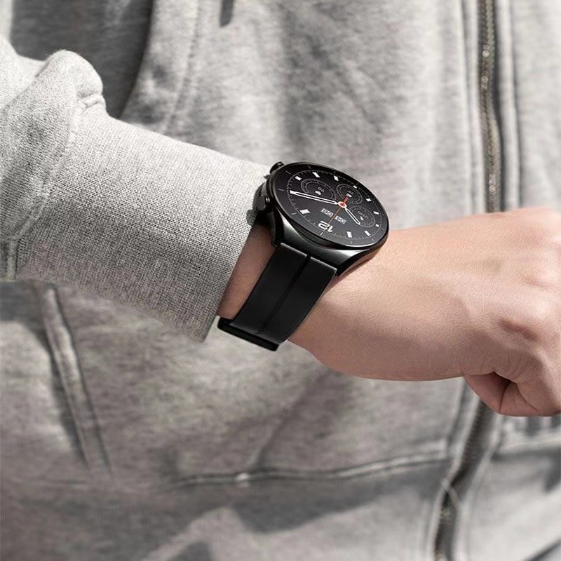 สายนาฬิกาสำหรับAmazfit Bip6 bip3 bip4 bip5 GTS4mini GTS2 2eแบบพับได้GTR2GT3GTR4สาย20mm22mm