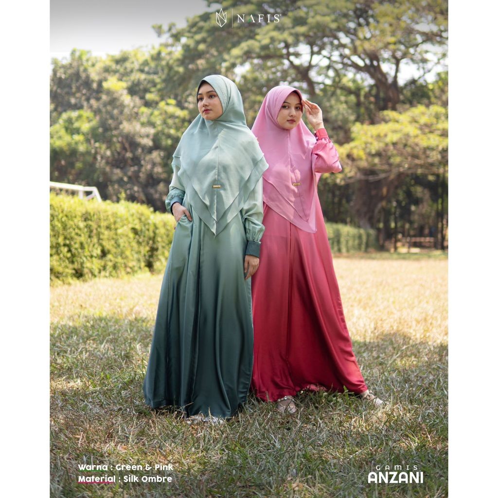 Anzani Dress by NAFIS วัสดุ Silk Ombre มีไซส์จัมโบ้