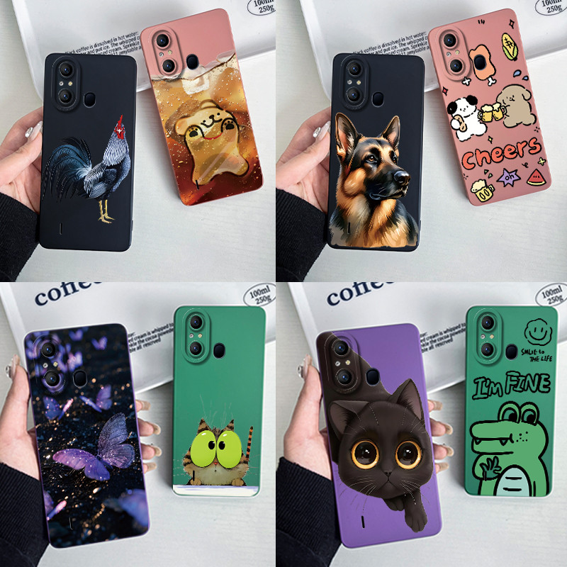 สําหรับitel A49 A58 Pro ItelA58 A661LปลอกItelA49 A58Proซิลิโคนอ่อนนุ่มเคสโทรศัพท์พิมพ์หวานการ์ตูนเกราะป้องกันน่ารักทาสีปกหลัง – โปรปัง