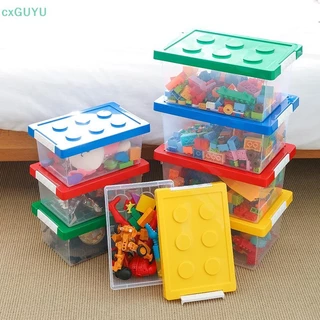 [cxGUYU] Kids Building Block Storage Box Toys Organizer Stackable Block Case Container Booksที่ใส่เครื่องเขียน Sundries Snack Container PRTA
