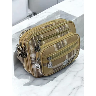 🚚สินค้าพร้อมส่ง🚚 กระเป๋าสะพายข้างผู้หญิง กระเป๋าลายสก๊อต กระเป๋าสะพายข้างแฟชั่นขนาดใหญ่ ราคากันเอง