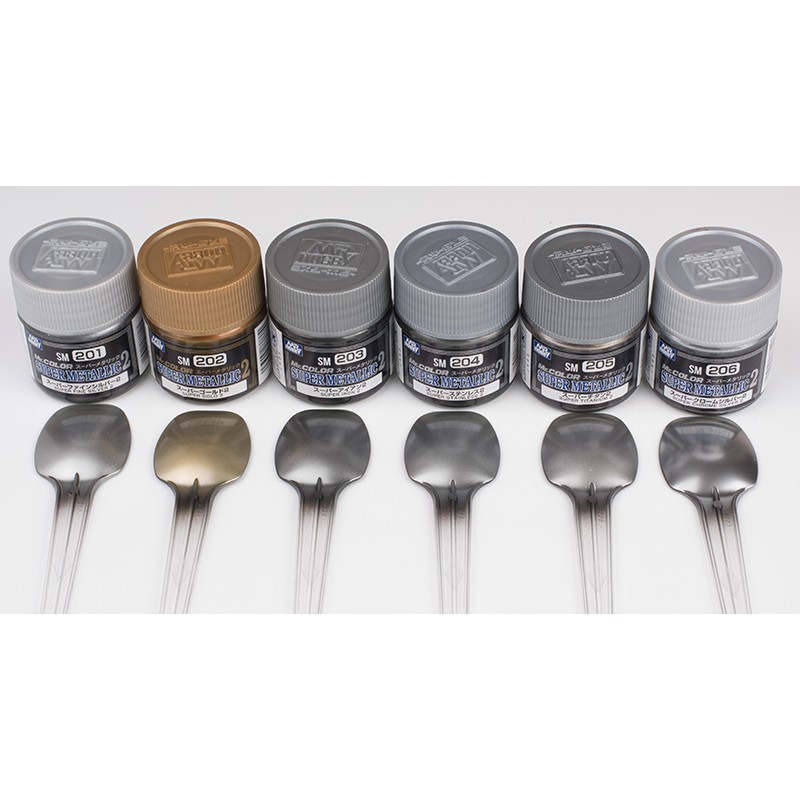 Mr Hobby Model Paint - Mr Color Super Metallic 2 (SM201~209)
