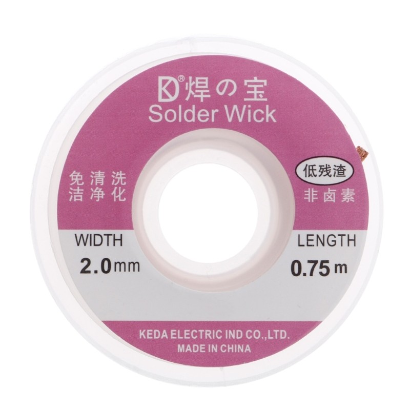 Jenniferae 2 มม. Desoldering Solder Braid Wick Remover สายลวดใหม่