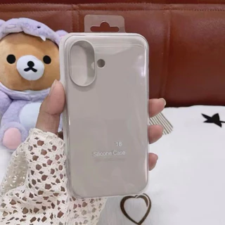 Case For 16 Pro Max กำมะหยี่ เนื้อซิลิโคน สีพื้น สำหรับ รุ่น ไอโฟน iPhone 16 16Pro 16Promax 16Plus 15Pro 15Promax 024