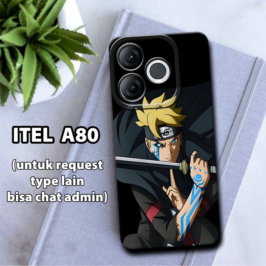 NARUTO 9/ เคสยางยืดหยุ่นสําหรับ ITEL A80/Nayo อะนิเมะตัวอักษร Motif/ITEL A80 case/ITEL A80 softcase/