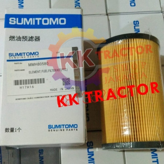 RACOR SH210-5 /-6 กรองดีเซล SH210-6 MMH80580 LENGTH