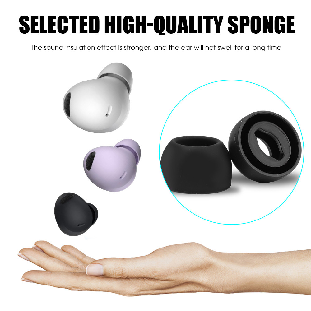 จุกหูฟังซิลิโคนอ่อนนุ่มสําหรับ Samsung Galaxy Buds Pro ที่อุดหูทดแทนกันลื่นสําหรับ Samsung Buds Pro