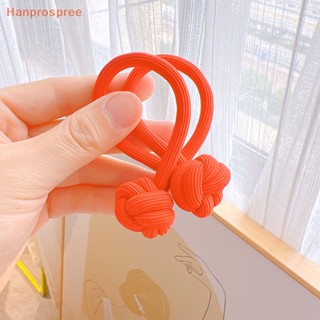 Hanprospree&gt; ใหม่ ยางรัดผม หางม้า สีพื้น ทนทาน สไตล์จีน เครื่องประดับแฟชั่น สําหรับผู้หญิง