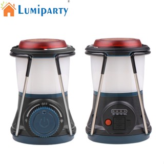 Lumiparty โคมไฟฉุกเฉิน Led ตะขอแม่เหล็ก แบบพกพา สําหรับตั้งแคมป์กลางแจ้ง