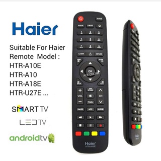 Haier รีโมตคอนโทรลสมาร์ททีวี LED สําหรับ HTR-A10E HTR-A10 HTR-A18E HTR-U27E