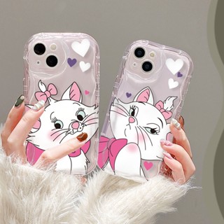 เคสโทรศัพท์มือถือ แบบนิ่ม ลายการ์ตูนแมวน่ารัก สําหรับ iPhone 15 15 Plus 15 Pro 15 Pro Max 15