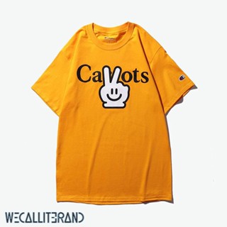 เสื้อยืดแขนสั้น พิมพ์ลาย Carrots Akop Champion Scissorhands Tripartite แฟชั่นคู่รัก