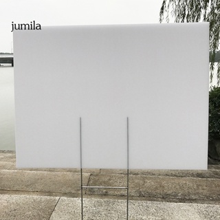 Jumila ป้ายสัญลักษณ์โลหะ สองด้าน รูปตัว H ทนทาน สําหรับสวนกลางแจ้ง ชุดละ 4 ชิ้น