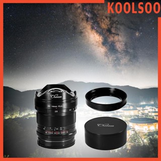 [Koolsoo] เลนส์มุมกว้าง 14 มม. MF แมนนวล มั่นคง แบบเปลี่ยน สีดํา สําหรับกล้อง