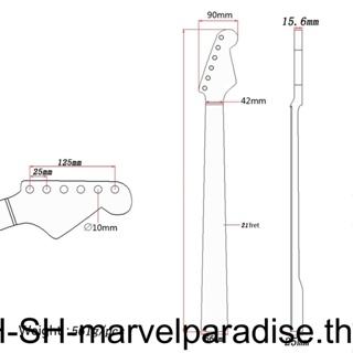 【Mapde】ฟิงเกอร์บอร์ด 6 สาย 21 เฟรต แบบเปลี่ยน สําหรับกีตาร์