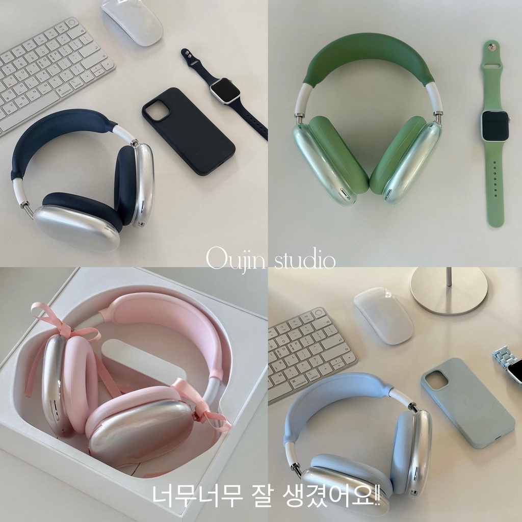 Ins Niche เคสซิลิโคนนิ่ม สีพื้น สําหรับหูฟังบลูทูธ