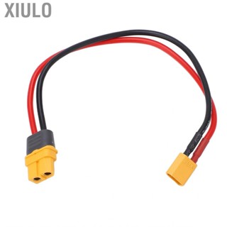 Xiulo XT60 Female To XT30 Male Plug Connector  Adapter Cable Protective with 16AWG Silicone Wire for RC Car