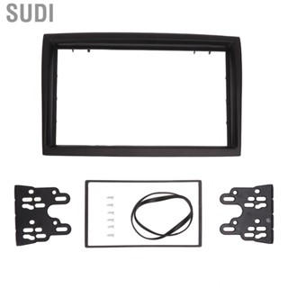 Sudi Stereo Fascias  Fascia Frame Black 2 Din Rugged ABS Plastic Wear Resistant Reliable for Auto