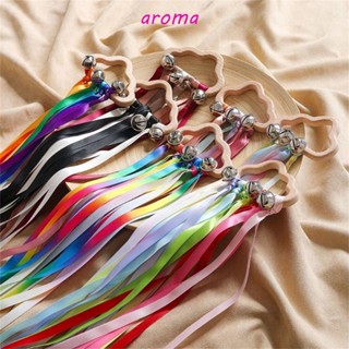 Aroma แหวนริบบิ้น สีรุ้ง ของเล่นเสริมการศึกษา สําหรับเด็กวัยหัดเดิน