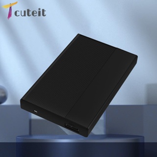 Tcuteit เคสฮาร์ดดิสก์ 5Gbps ความเร็ว 2.5 นิ้ว แบบพกพา สําหรับคอมพิวเตอร์