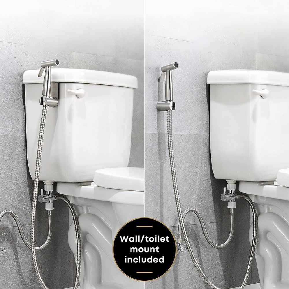 Bidet Spray ABS สําหรับฝักบัว G1/2 นิ้ว Connector มือถือน้ําหนักเบายี่ห้อใหม่