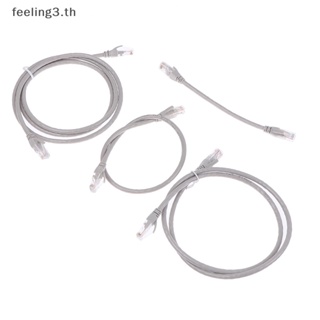 { Feeling3.th } สายเคเบิลเครือข่ายอีเธอร์เน็ต CAT6E ตัวผู้ เป็นตัวผู้ RJ45 LAN 0.2 ม.-1.5 ม.