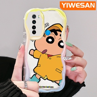 เคสโทรศัพท์มือถือใส แบบนิ่ม ลายการ์ตูนชินจัง กันกระแทก สําหรับ Xiaomi Redmi Note 8 Note 8T Note 9