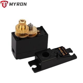 Myron มอเตอร์เซอร์โว เกียร์เซอร์โว โลหะ 4.2 กก. รีโมตคอนโทรล 21G เซอร์โว 1:18 1:16 สําหรับเฮลิคอปเตอร์บังคับ E-Revo 144001 C24 D12 MN99S MN86