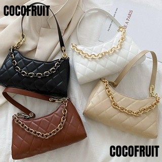 Cocofruit กระเป๋าคลัทช์ สะพายไหล่ สะพายข้าง หนัง PU แฟชั่น