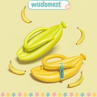 Wisdomest รองเท้าแตะ เปิดนิ้วเท้า ลายกล้วย แฟชั่นฤดูร้อน