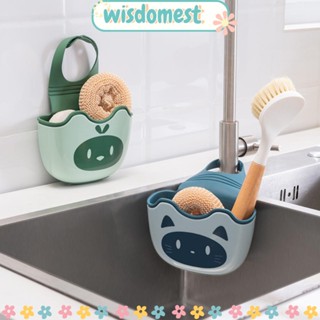 WISDOMEST ตะกร้าใส่ฟองน้ํา ฟองน้ํา ระบายน้ํา ทนทาน แบบพกพา