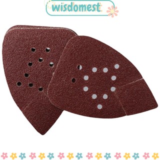 Wisdomest แผ่นกระดาษทราย ทรงสามเหลี่ยม ทนต่อการสึกหรอสูง ป้องกันไฟฟ้าสถิตย์ DIY