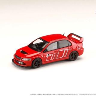 โมเดลรถยนต์ Mitsubishi EVO 9th Generation Garland Version ขนาด 1: 64 ของเล่นสําหรับเด็กผู้ชาย