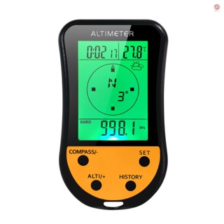 Altimeter with Compass and Weather Forecast for Climbing and Hiking Expeditions